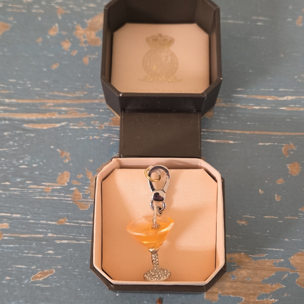 Retired Juicy Couture Martini Glass "Cosmo" Charm